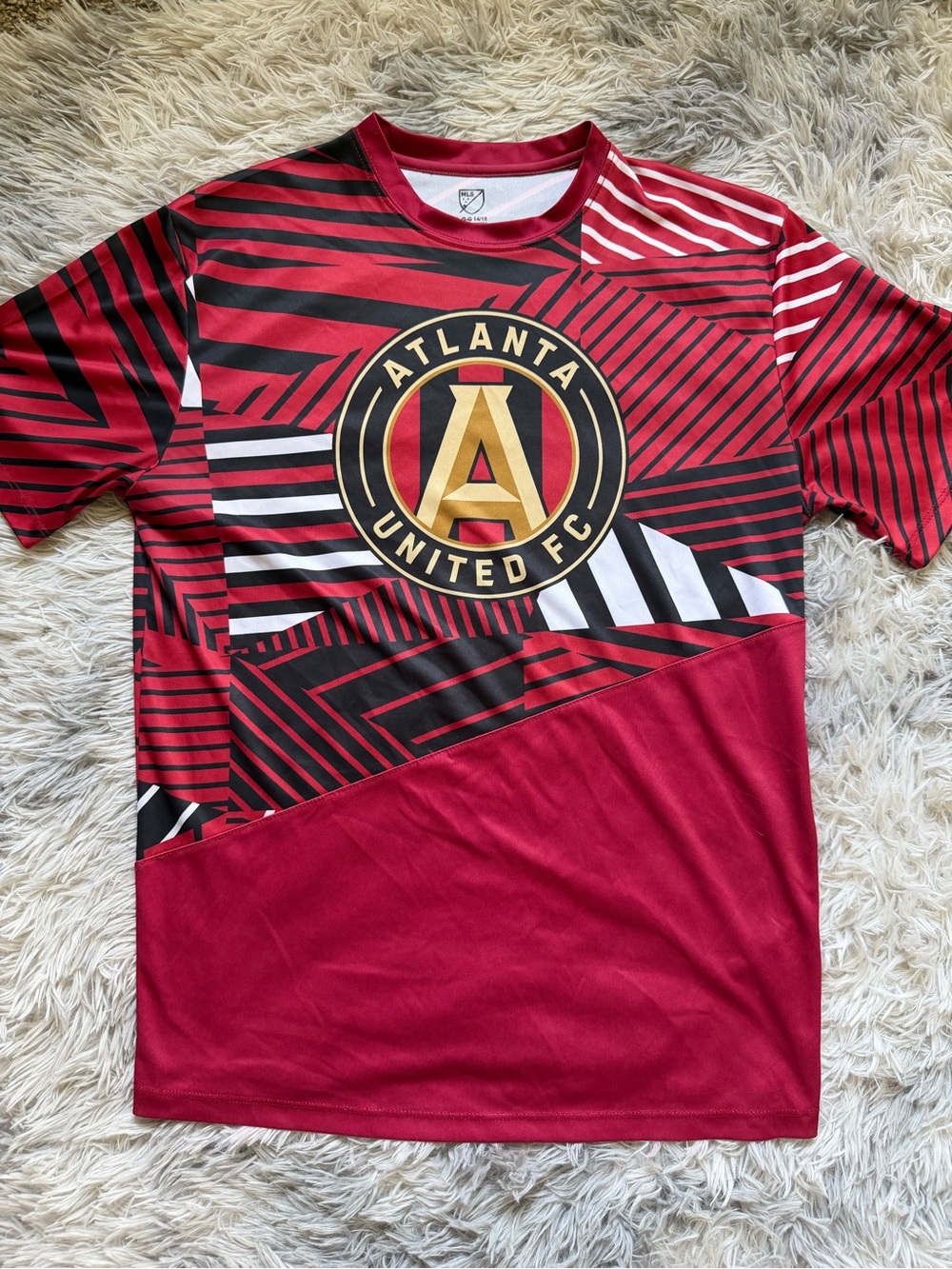 adidas Atlanta United FC Red & Black Graphic Jersey